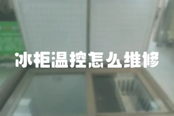 冰柜溫控怎么維修