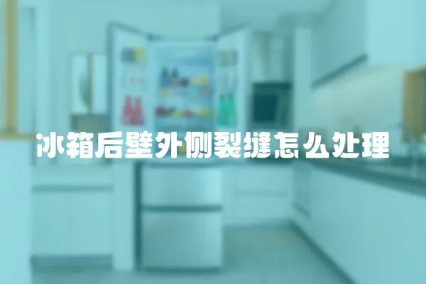 冰箱后壁外側裂縫怎么處理