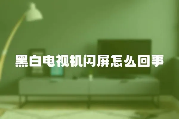 黑白電視機閃屏怎么回事