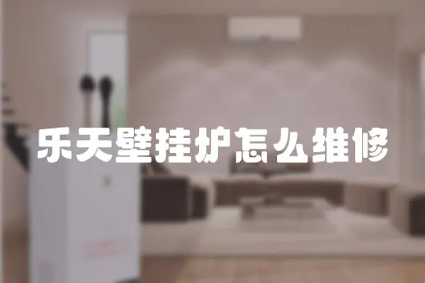 樂天壁掛爐怎么維修