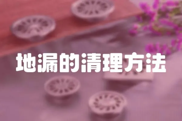 地漏的清理方法