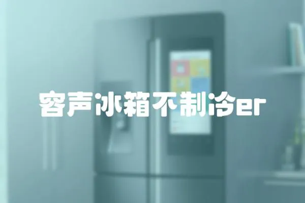 容聲冰箱不制冷er