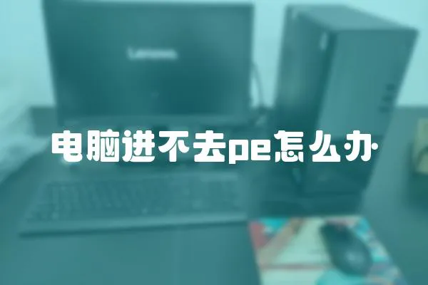 電腦進(jìn)不去pe怎么辦