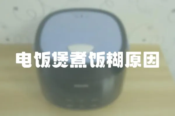 電飯煲煮飯糊原因