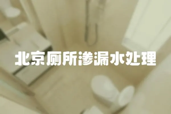 北京廁所滲漏水處理