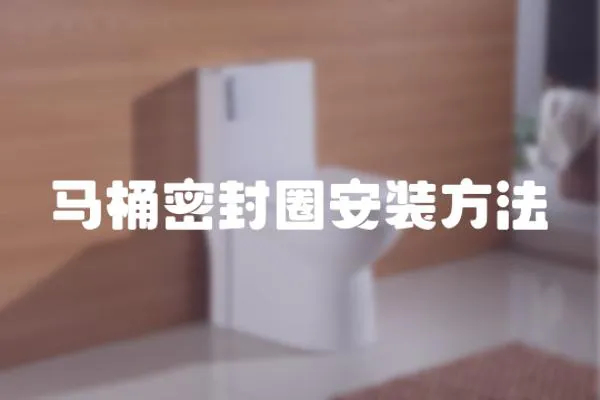 馬桶密封圈安裝方法