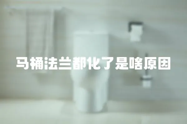 馬桶法蘭都化了是啥原因