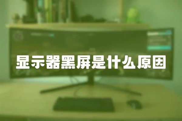 顯示器黑屏是什么原因