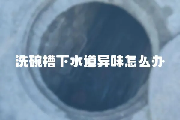洗碗槽下水道異味怎么辦