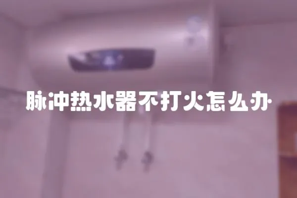 脈沖熱水器不打火怎么辦