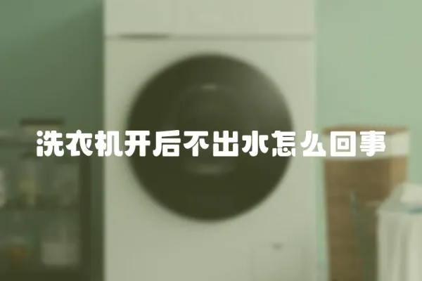 洗衣機開后不出水怎么回事