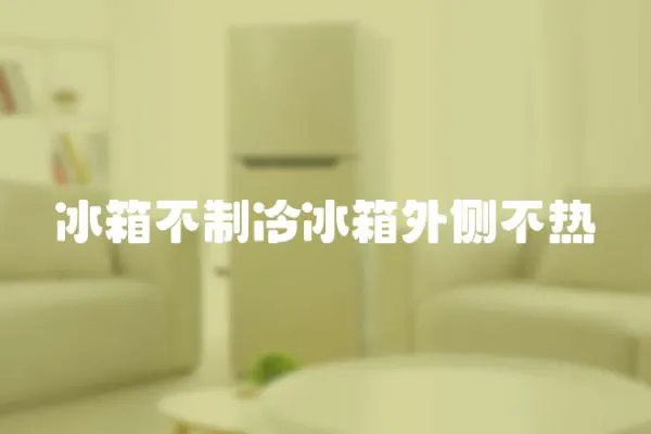 冰箱不制冷冰箱外側不熱