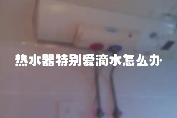 热水器特别爱滴水怎么办