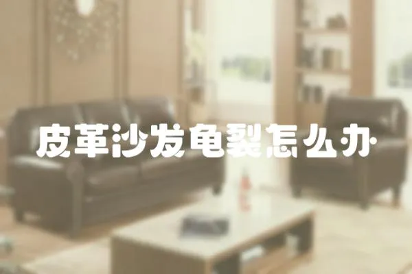 皮革沙發龜裂怎么辦