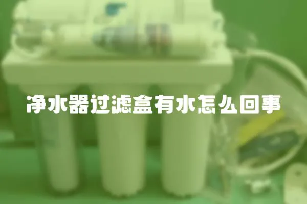 凈水器過濾盒有水怎么回事
