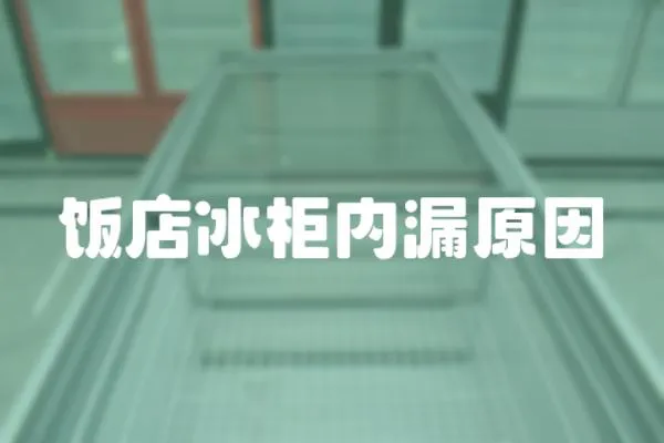 飯店冰柜內漏原因