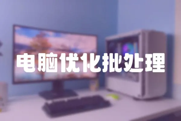 電腦優(yōu)化批處理