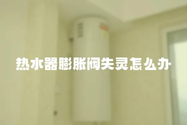 熱水器膨脹閥失靈怎么辦
