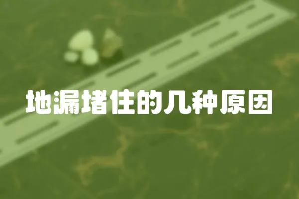 地漏堵住的幾種原因
