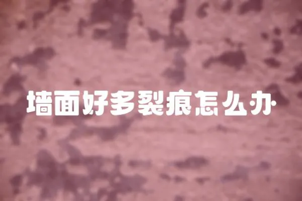 墻面好多裂痕怎么辦