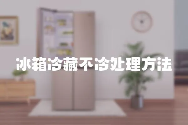 冰箱冷藏不冷處理方法