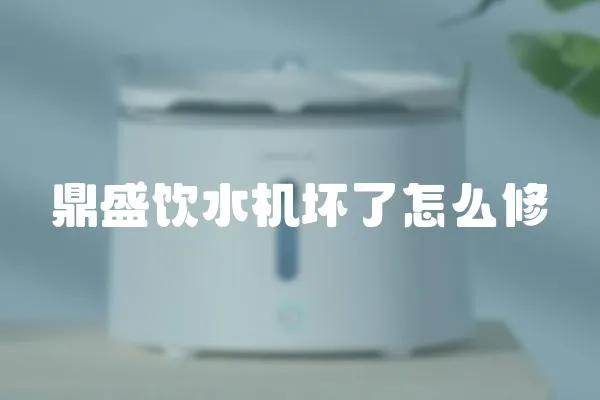 鼎盛飲水機壞了怎么修