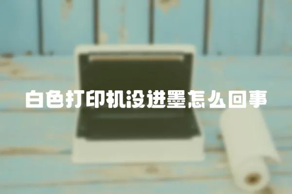 白色打印機沒進墨怎么回事