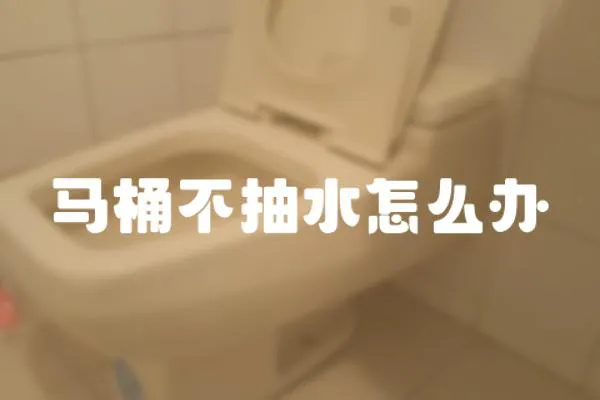馬桶不抽水怎么辦