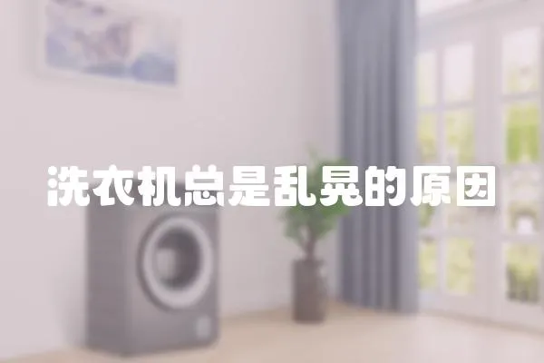 洗衣機總是亂晃的原因