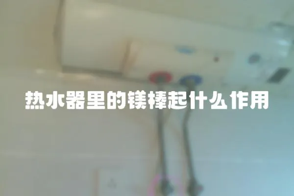 熱水器里的鎂棒起什么作用
