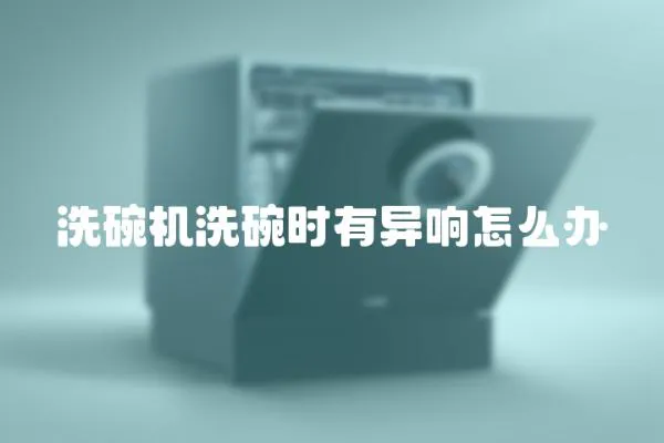洗碗機洗碗時有異響怎么辦