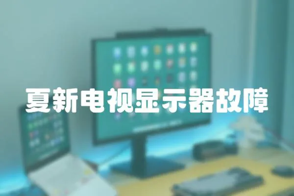 夏新電視顯示器故障