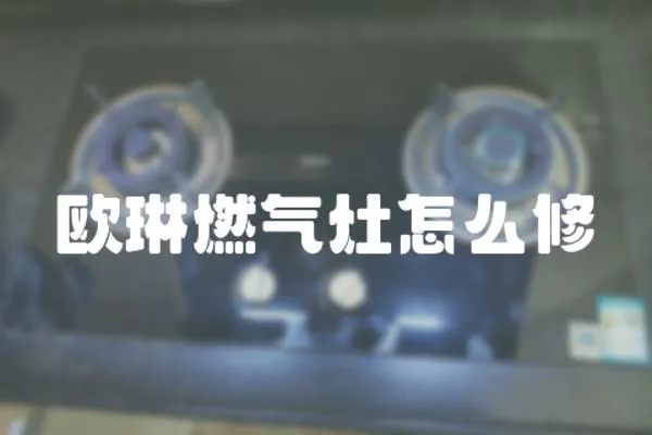 歐琳燃氣灶怎么修