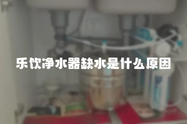 樂飲凈水器缺水是什么原因