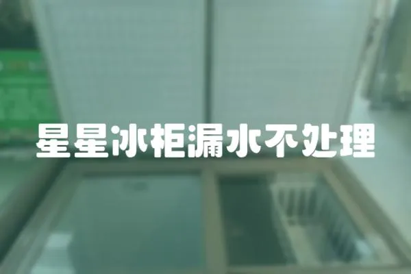 星星冰柜漏水不處理