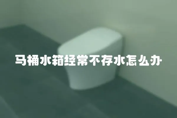 馬桶水箱經常不存水怎么辦