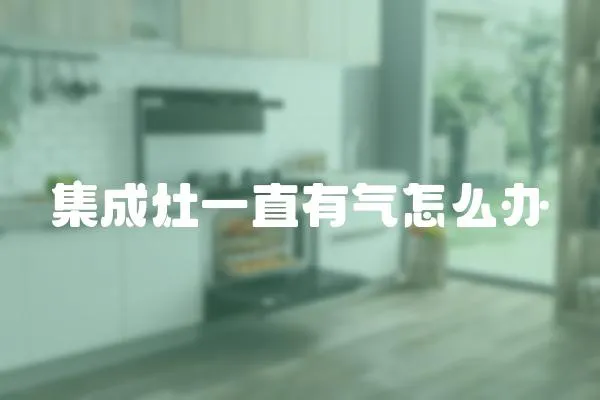 集成灶一直有氣怎么辦