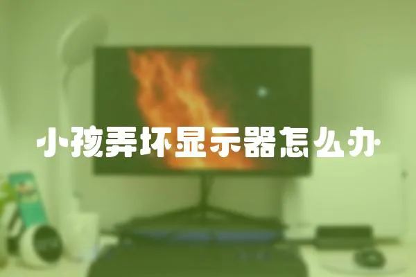 小孩弄壞顯示器怎么辦