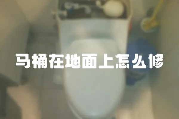 馬桶在地面上怎么修