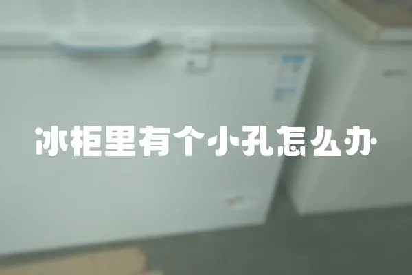 冰柜里有個小孔怎么辦