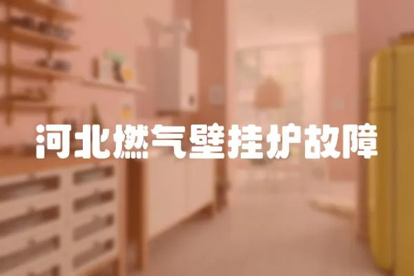 河北燃氣壁掛爐故障