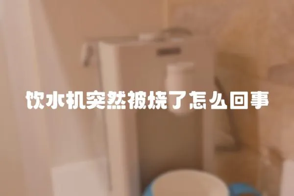 飲水機突然被燒了怎么回事
