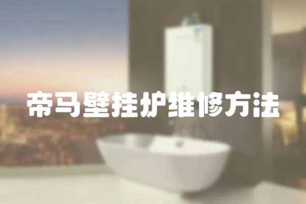 帝馬壁掛爐維修方法