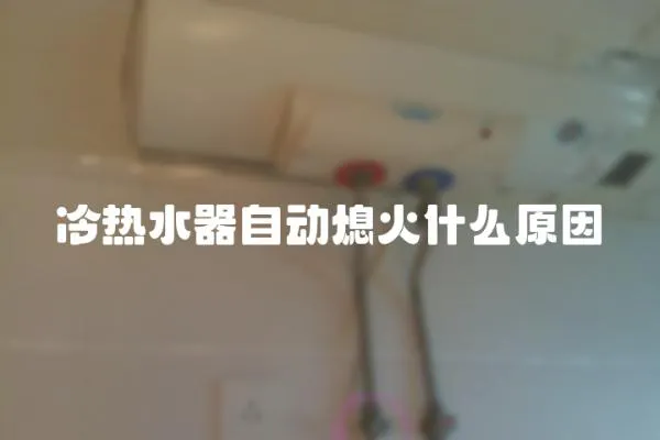 冷熱水器自動熄火什么原因
