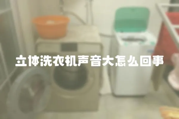 立體洗衣機(jī)聲音大怎么回事