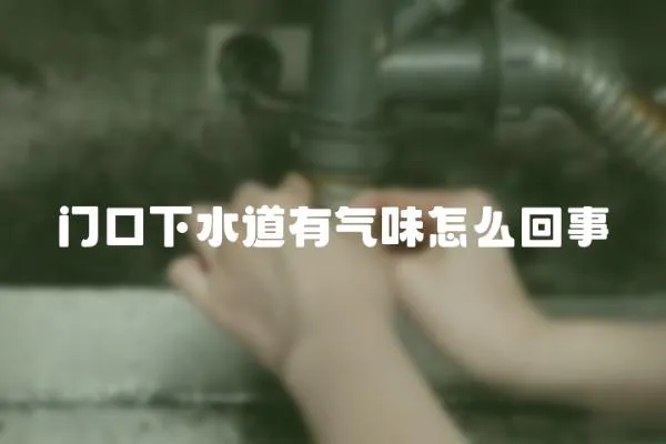 門口下水道有氣味怎么回事