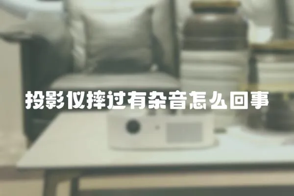 投影儀摔過有雜音怎么回事
