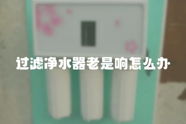 過(guò)濾凈水器老是響怎么辦