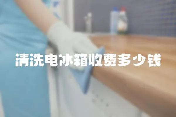 清洗電冰箱收費(fèi)多少錢