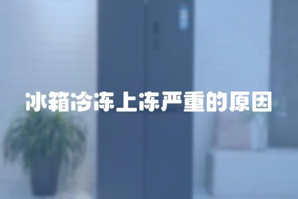 冰箱冷凍上凍嚴重的原因
